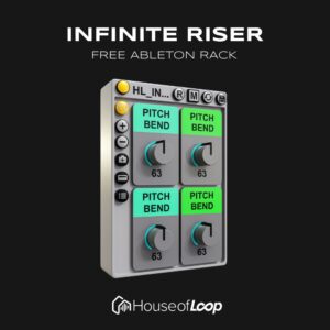 A free Ableton Rack to create infinite riser on your nex track Melodic techno, techno, tech house, free sample