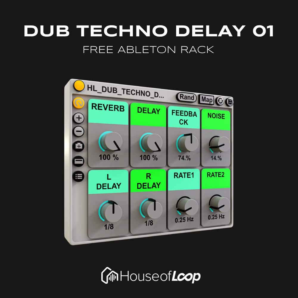 Dub Techno Delay 01 Ableton Rack | Ableton Racks | House of Loop